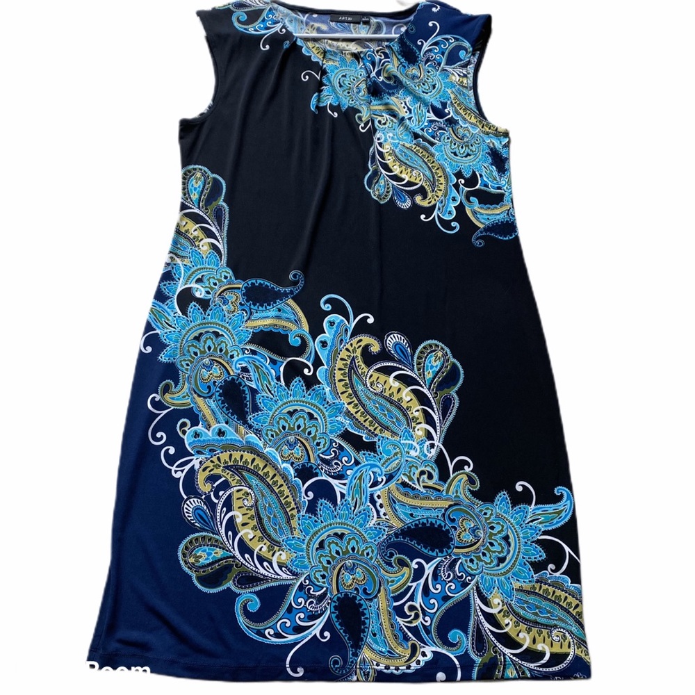 APT 9 SLEEVELESS SPANDEX DRESS SIZE L - Picture 3 of 5